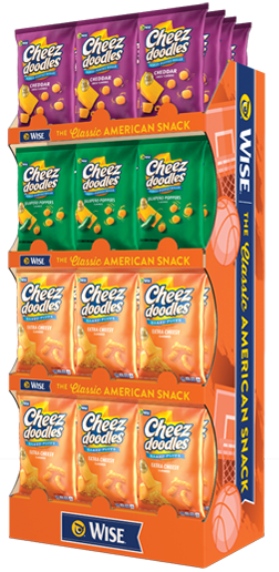 Cheez Doodle weekender display