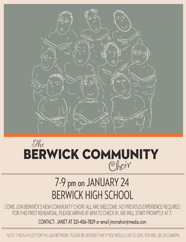 Community Choir poster